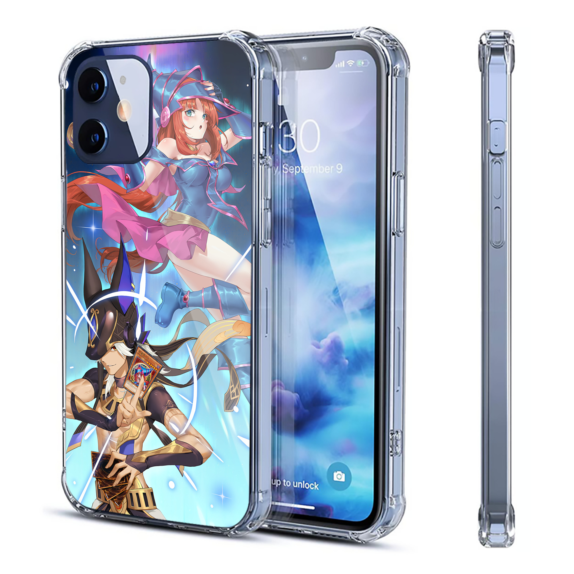 （画像用） 遊☆戯☆王 Yu-Gi-Oh! 【iPhone 12シリーズ対応】透明スマホケース（クリアソフトケース）